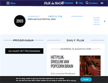 Tablet Screenshot of plukdenacht.nl